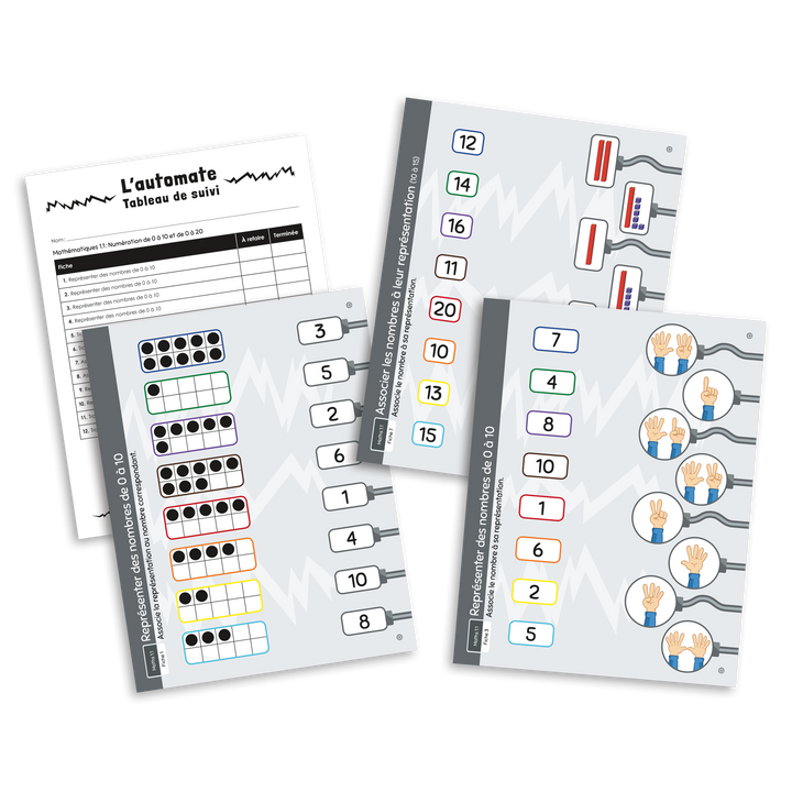 L'automate - Ensemble Mathématiques 1er cycle (séries 1.1 à 1.5)