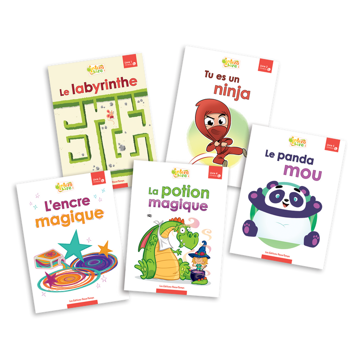 InteraLire - Niveau G - Livres 1 à 5