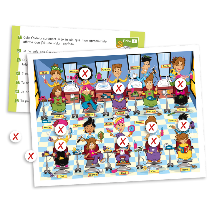 Le salon de coiffure