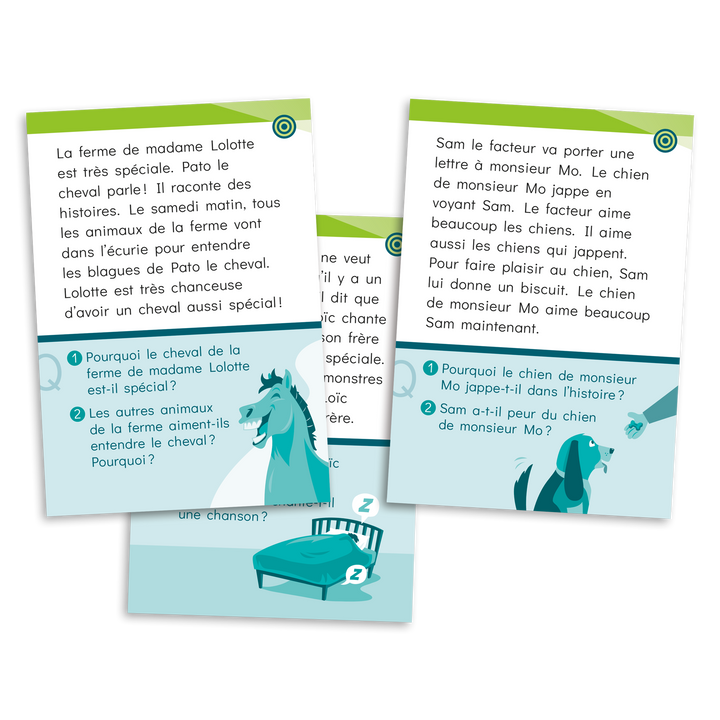 Cartes à lire 1re année - Idée principale