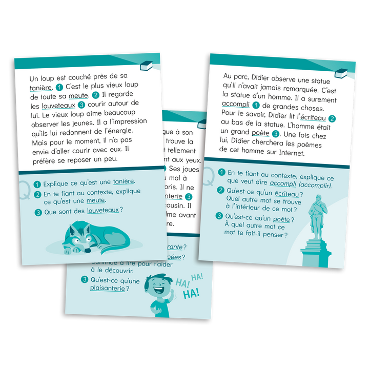 Ensemble Cartes à lire - 2e année