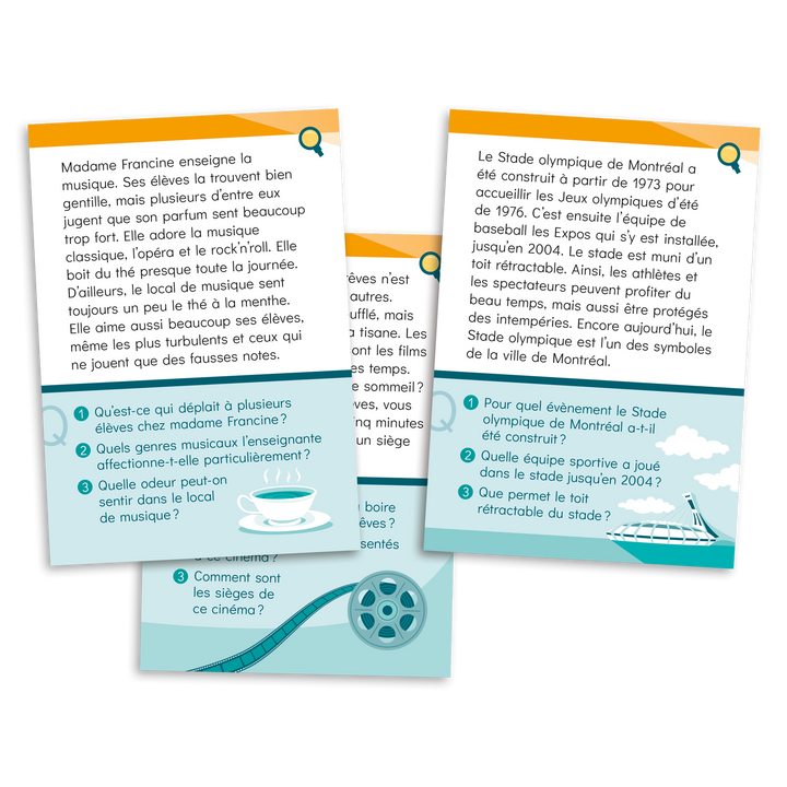 Ensemble Cartes à lire - 3e année