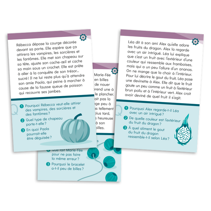 Ensemble Cartes à lire - 3e année