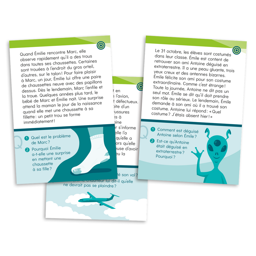 Cartes à lire 4e année - Idée principale