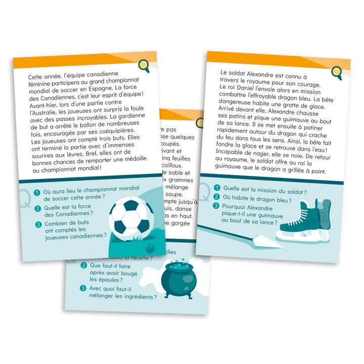 Cartes à lire 4e année - Repérage