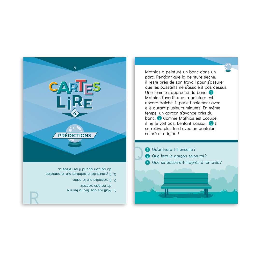 Cartes à lire 4e année - Prédictions