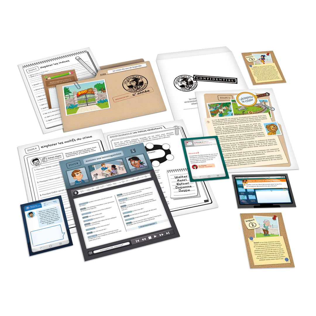 Justin Férence - Le crime du zoo de Rugiville