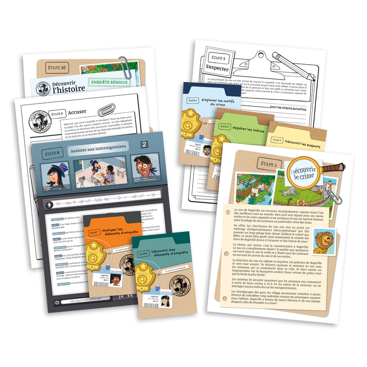 Justin Férence - Le crime du zoo de Rugiville