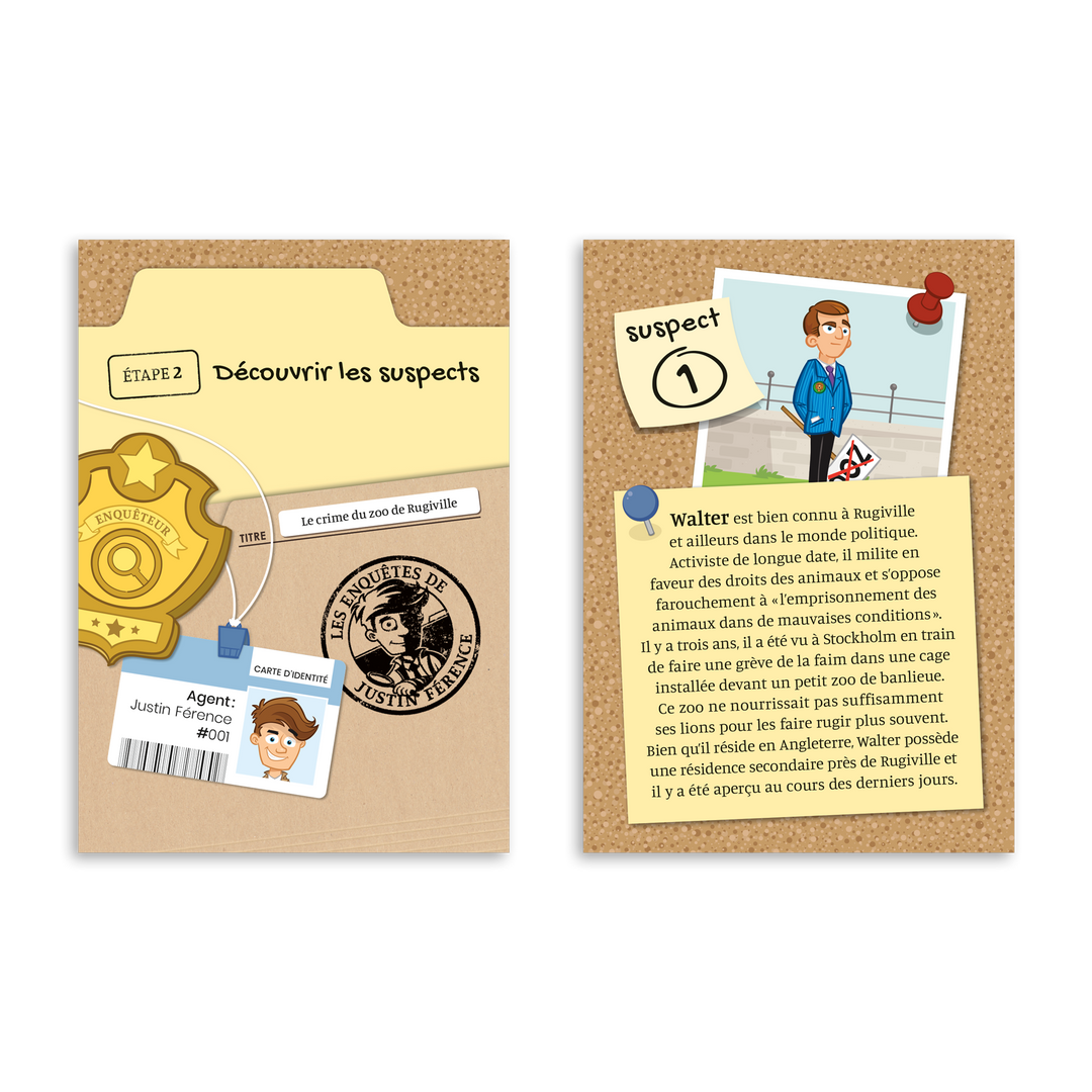 Justin Férence - Le crime du zoo de Rugiville