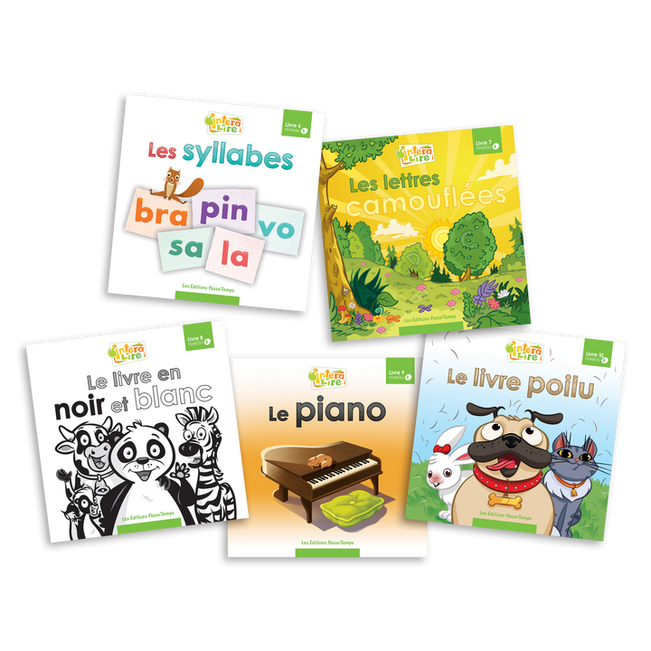 InteraLire - Niveau B - Livres 6 à 10
