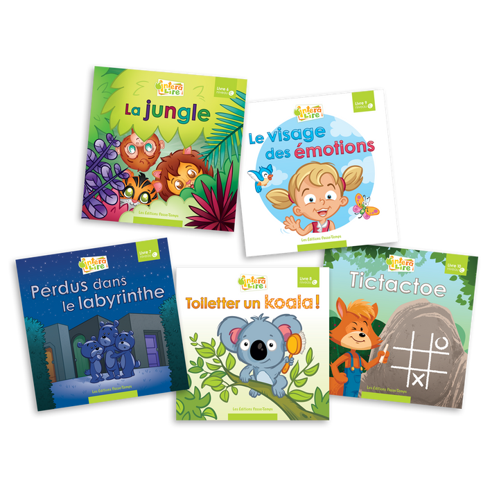 InteraLire - Niveau C - Livres 6 à 10