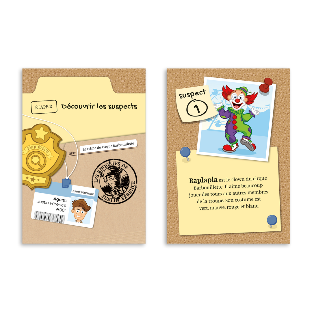 Justin Férence - Le crime du cirque Barbouillette