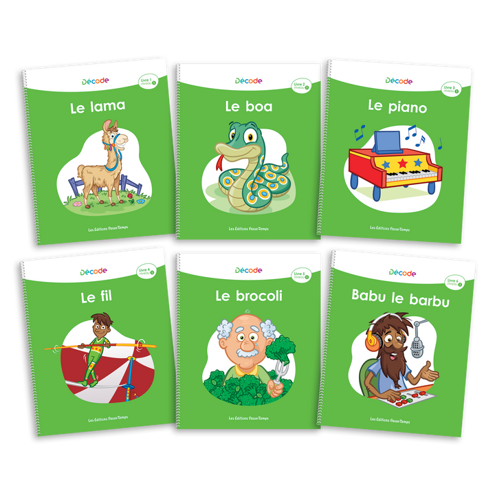 Décode - Niveau 1 - Grands livres 1 à 6