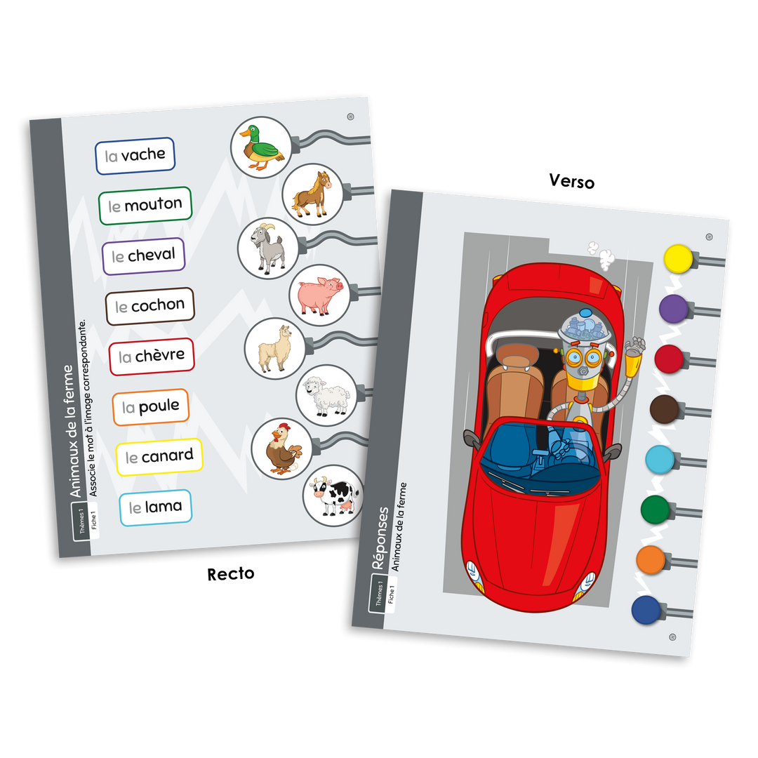 L'automate - Lecture de mots par thèmes : vie quotidienne 1