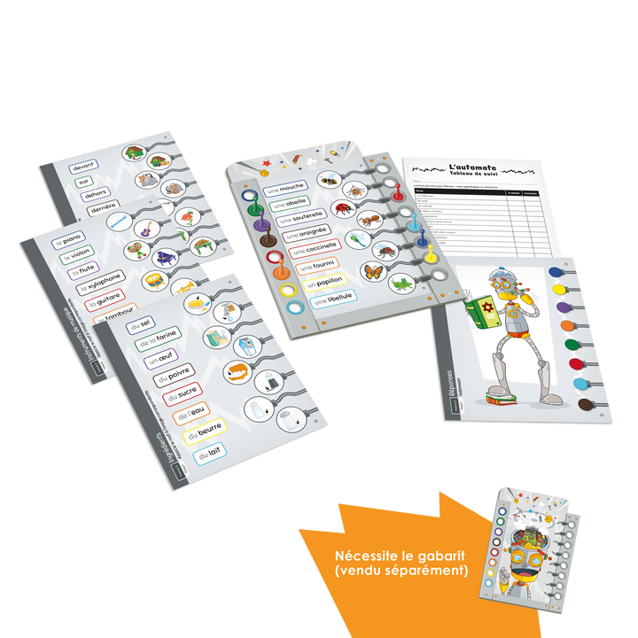 L'automate - Lecture de mots par thèmes : mots spécifiques ou abstraits