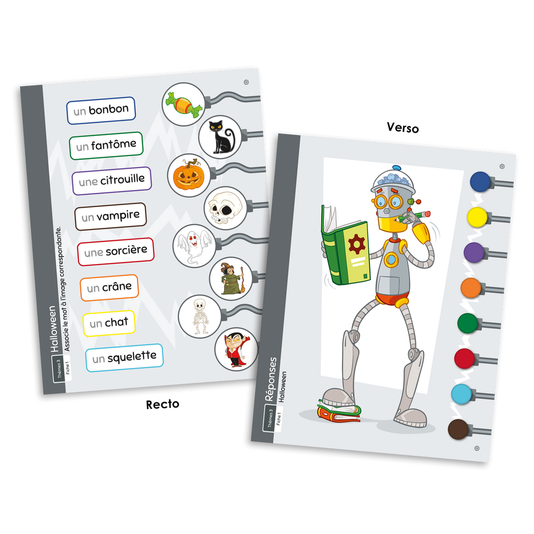 L'automate - Lecture de mots par thèmes : mots spécifiques ou abstraits
