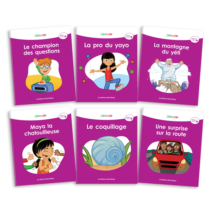 Décode - Niveau 6 - Grands livres 1 à 6