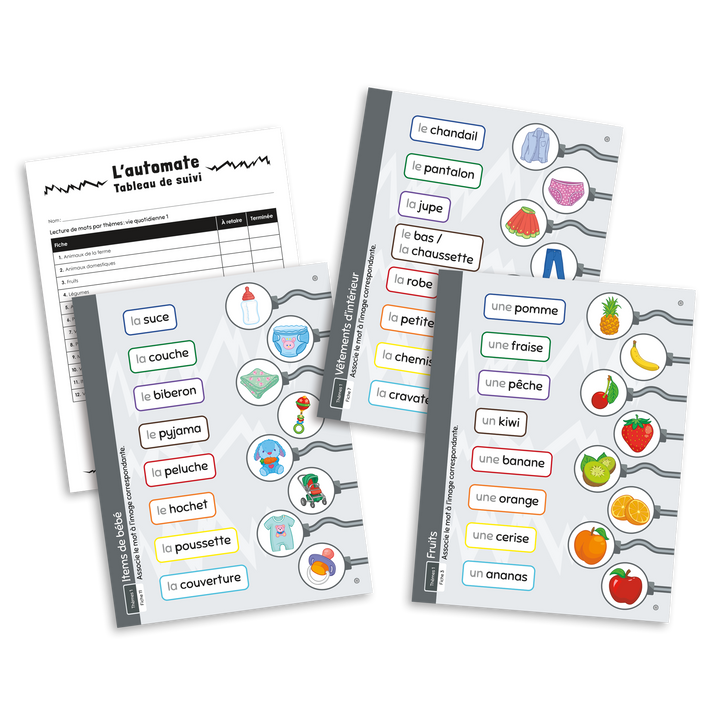 L'automate - Ensemble Lecture de mots par thèmes