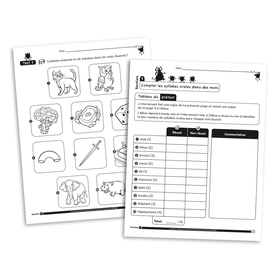 Gargotte et les vlipous - Guide d'accompagnement : syllabes - Version numérique