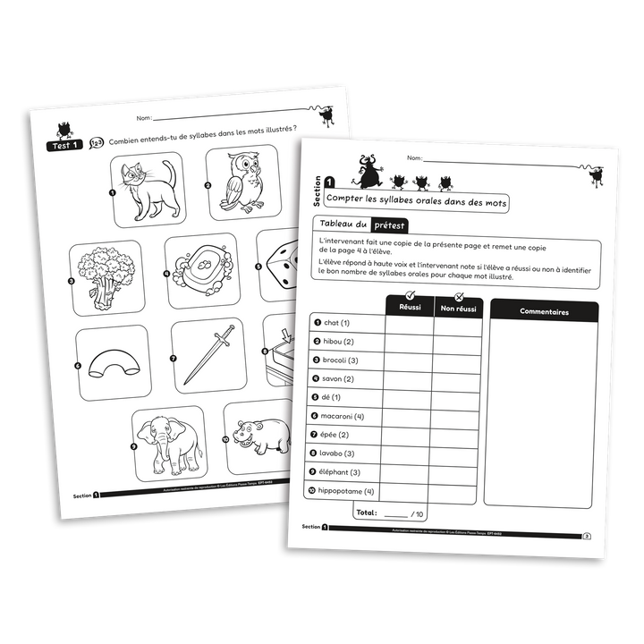 Gargotte et les vlipous - Guide d'accompagnement : syllabes - Version numérique