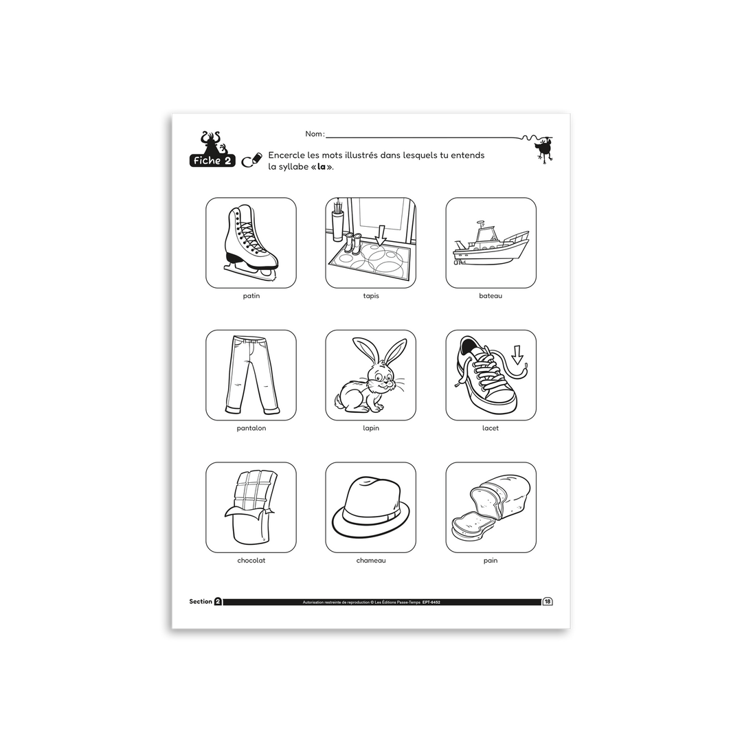 Gargotte et les vlipous - Guide d'accompagnement : syllabes - Version numérique