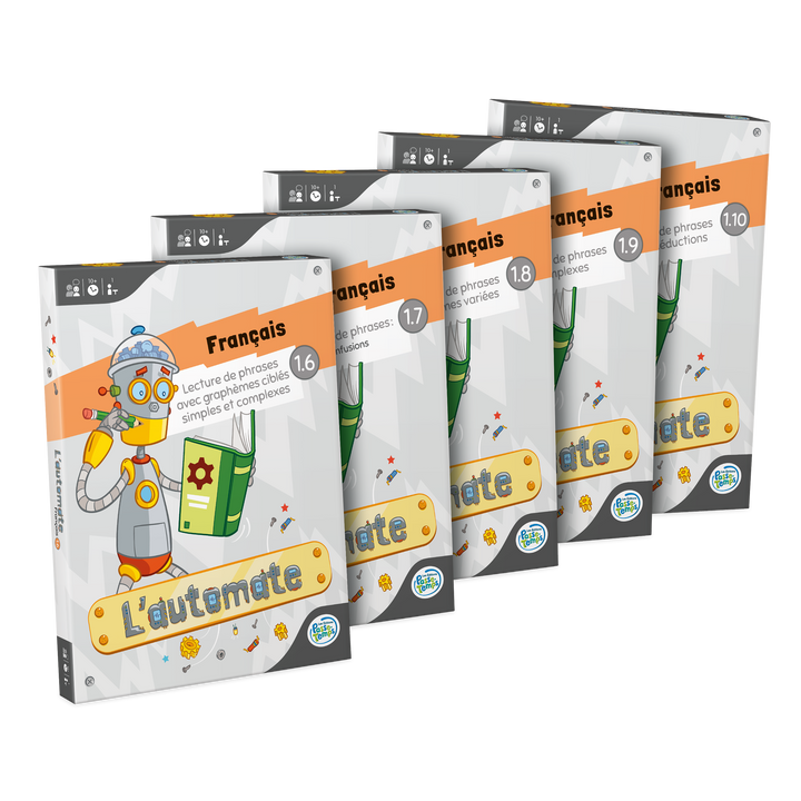 L'automate - Ensemble Français 1er cycle (séries 1.6 à 1.10)