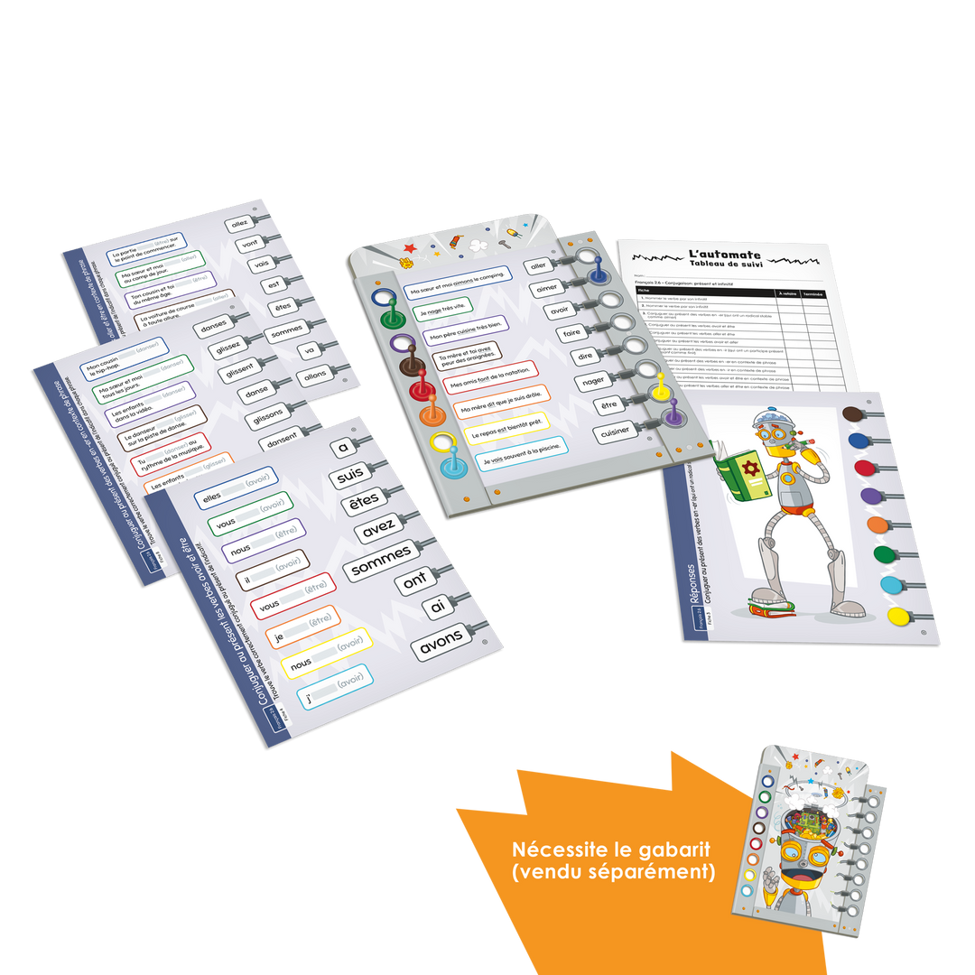 L'automate - Français 2.6 Conjugaison : présent et infinitif