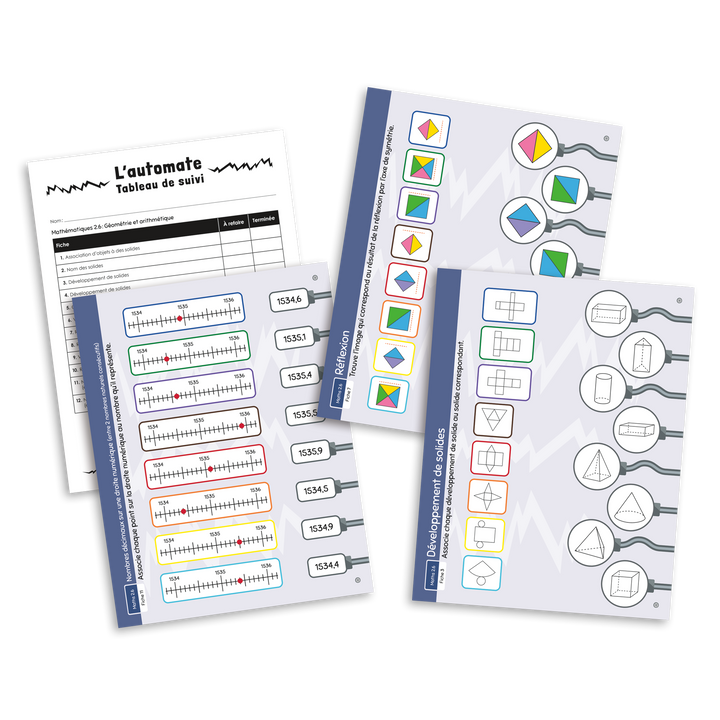 L'automate - Ensemble Mathématiques 2e cycle (séries 2.6 à 2.8)