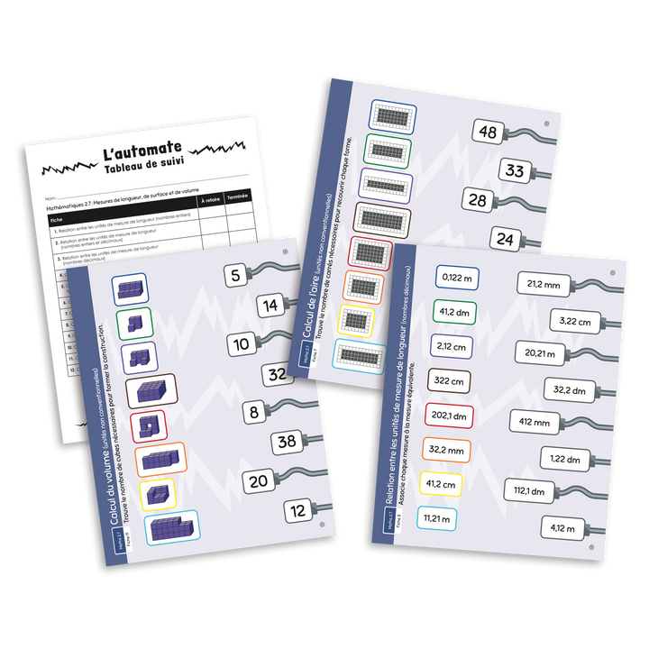 L'automate - Ensemble Mathématiques 2e cycle (séries 2.6 à 2.8)