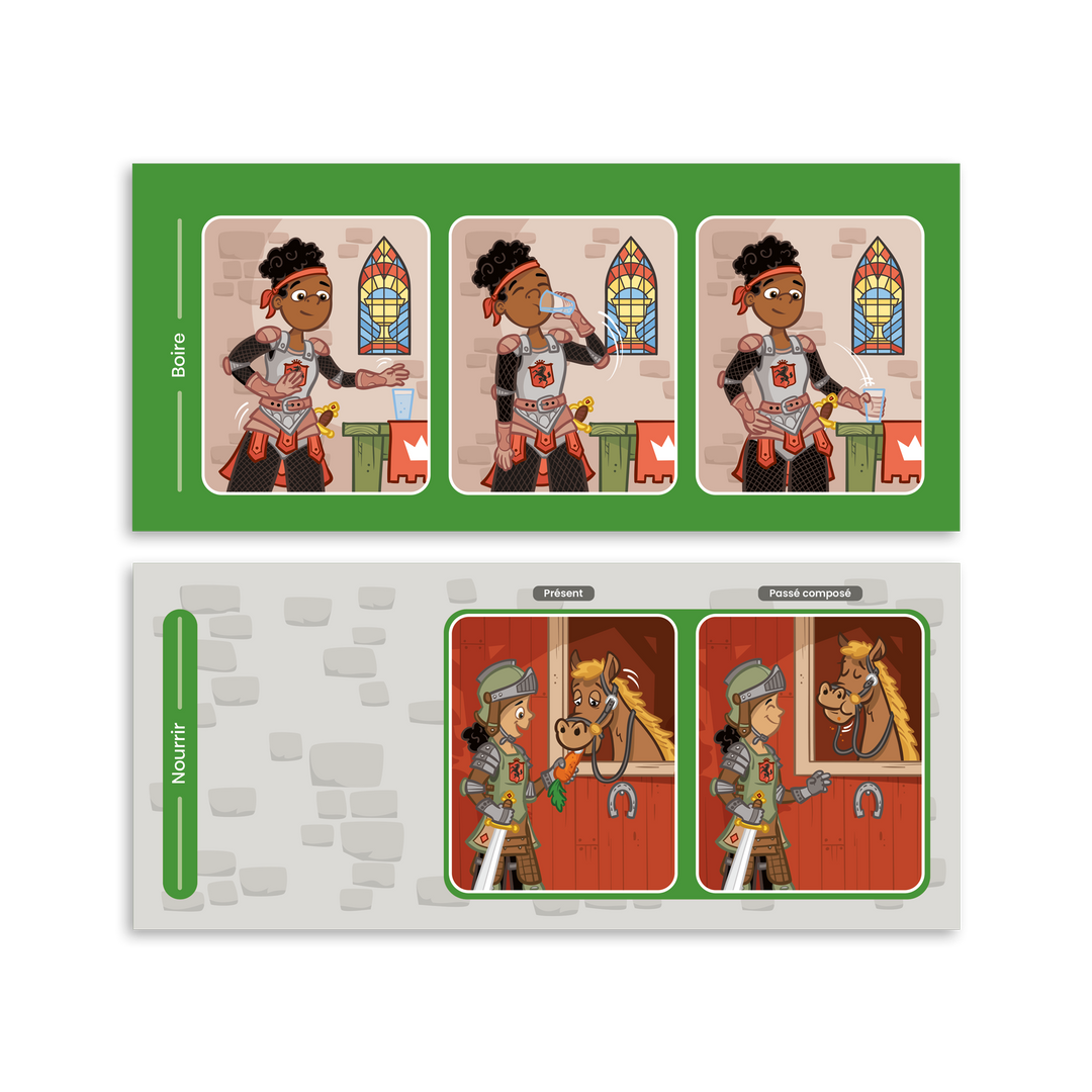 Les chevaliers des temps de verbes