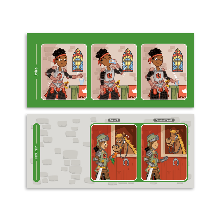 Les chevaliers des temps de verbes