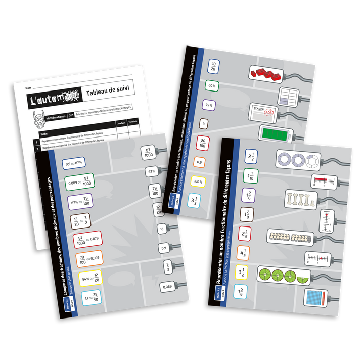 L'automate - Ensemble Mathématiques 3e cycle (séries 3.1 à 3.3)