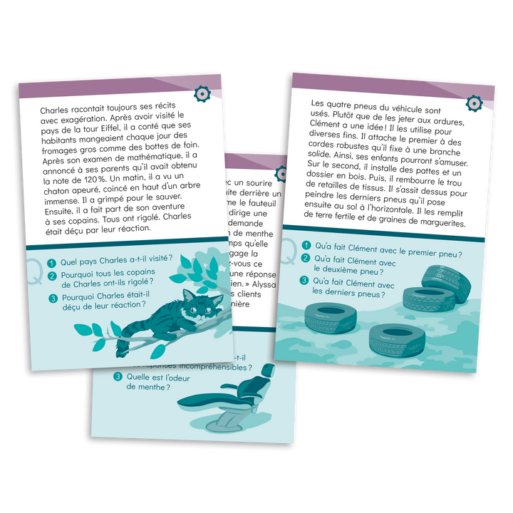 Ensemble Cartes à lire - 5e année