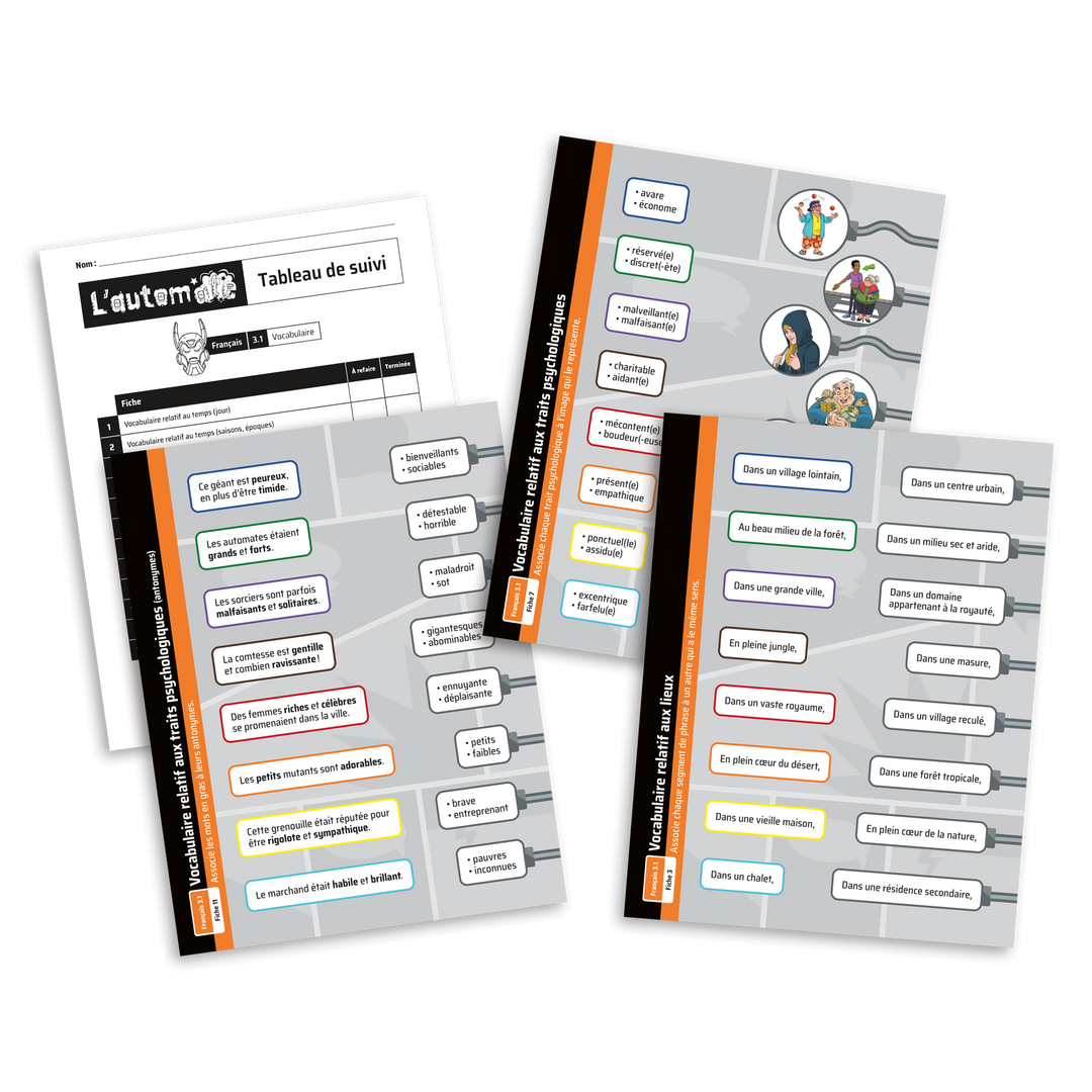 L'automate - Ensemble Français 3e cycle (séries 3.1 à 3.3)