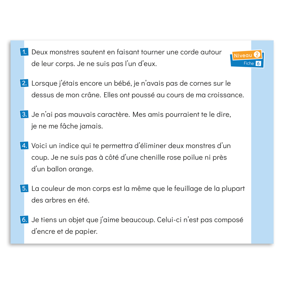 La récréation des monstres