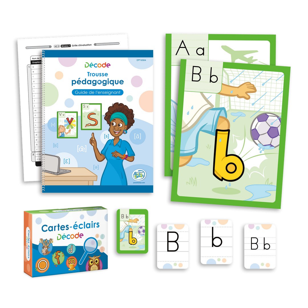 Trousse pédagogique Décode : À la découverte des graphèmes et de leur son!