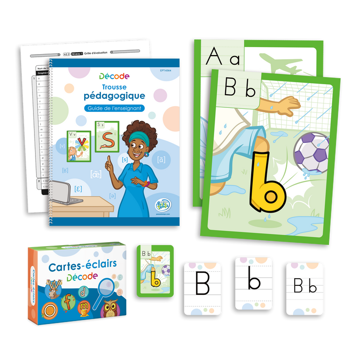 Trousse pédagogique Décode : À la découverte des graphèmes et de leur son!