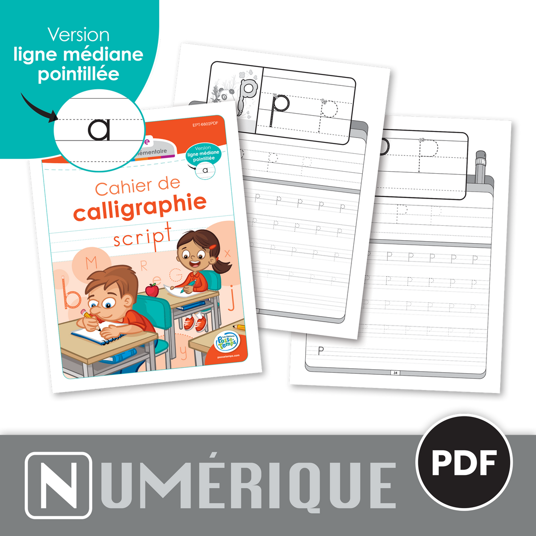 Cahier de calligraphie Décode (version numérique)