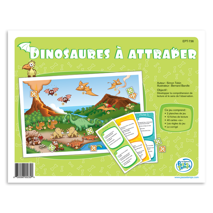 Dinosaures à attraper