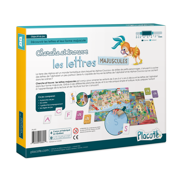 Cherche et trouve : les lettres majuscules